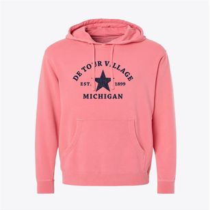 De Tour Village Michigan Star Pigment-Dyed Hoodie