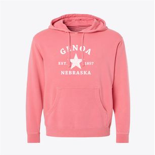 Genoa Nebraska Star Pigment-Dyed Hoodie
