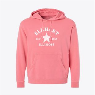 Elkhart Illinois Star Pigment-Dyed Hoodie