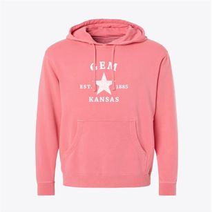 Gem Kansas Star Pigment-Dyed Hoodie