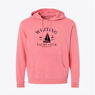 Whiting Wisconsin Yacht Club Pigment-Dyed Hoodie