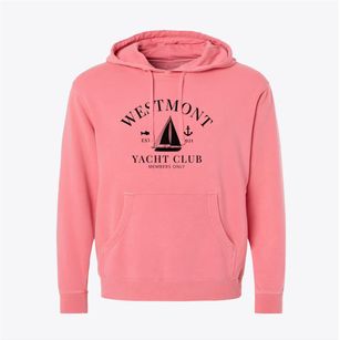 Westmont Illinois Yacht Club Pigment-Dyed Hoodie