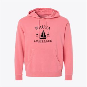 Wausa Nebraska Yacht Club Pigment-Dyed Hoodie