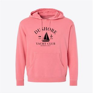 Dushore Pennsylvania Yacht Club Pigment-Dyed Hoodie