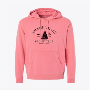 Spanish Valley Utah Yacht Club Pigment-Dyed Hoodie