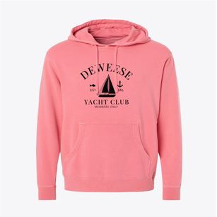 Deweese Nebraska Yacht Club Pigment-Dyed Hoodie
