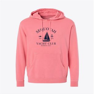 Sequoyah Oklahoma Yacht Club Pigment-Dyed Hoodie