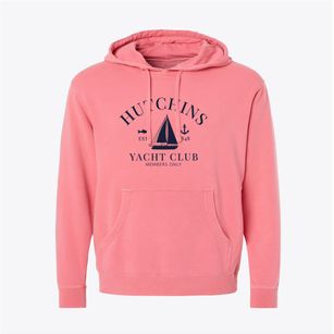 Hutchins Wisconsin Yacht Club Pigment-Dyed Hoodie