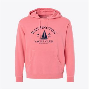 Washington Illinois Yacht Club Pigment-Dyed Hoodie