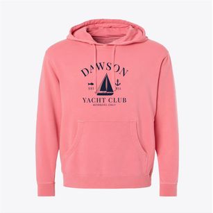 Dawson Nebraska Yacht Club Pigment-Dyed Hoodie