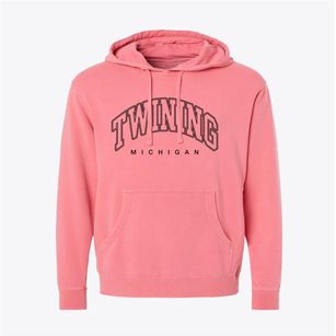 Twining Michigan Inline Pigment-Dyed Hoodie