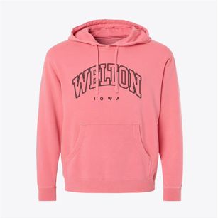 Welton Iowa Inline Pigment-Dyed Hoodie