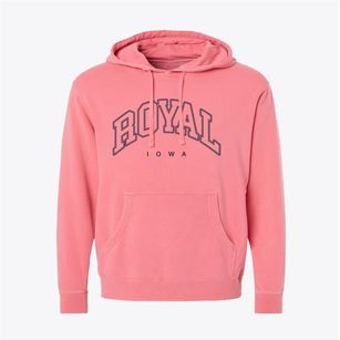 Royal Iowa Inline Pigment-Dyed Hoodie