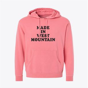 West Mountain Utah Classic 70s Pigment-Dyed Hoodie