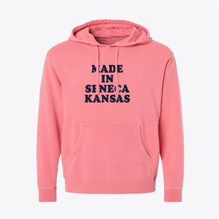 Seneca Kansas Classic 70s Pigment-Dyed Hoodie