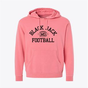 Black Jack Missouri Football Pigment-Dyed Hoodie