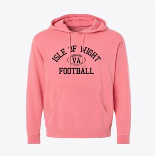 Isle Of Wight Virginia Football Pigment-Dyed Hoodie