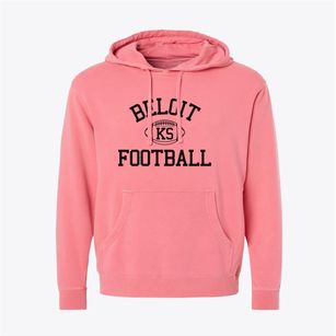 Beloit Kansas Football Pigment-Dyed Hoodie