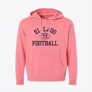El Lago Texas Football Pigment-Dyed Hoodie