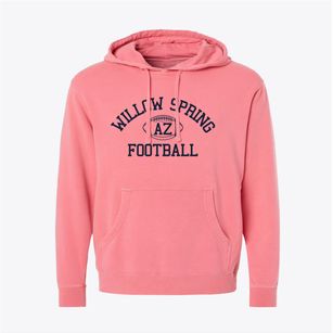Willow Spring Arizona Football Pigment-Dyed Hoodie