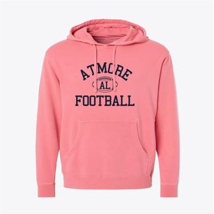 Atmore Alabama Football Pigment-Dyed Hoodie