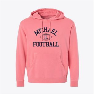 Michael Illinois Football Pigment-Dyed Hoodie
