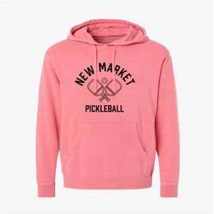New Market North Carolina Pickleball Pigment-Dyed Hoodie