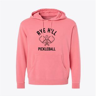Rye Hill Massachusetts Pickleball Pigment-Dyed Hoodie