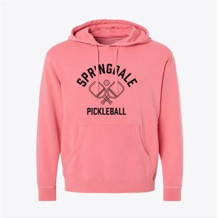 Springdale South Carolina Pickleball Pigment-Dyed Hoodie
