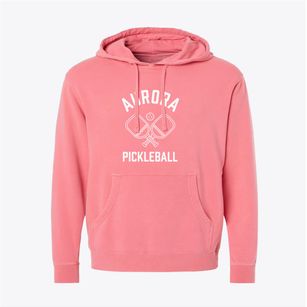 Aurora Kansas Pickleball Pigment-Dyed Hoodie