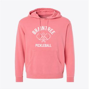 Braintree Massachusetts Pickleball Pigment-Dyed Hoodie
