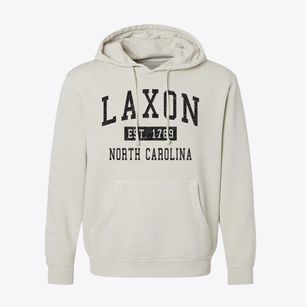 Laxon North Carolina Classic Established Pigment-Dyed Hoodie
