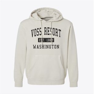 Voss Resort Washington Classic Established Pigment-Dyed Hoodie