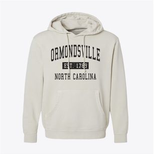 Ormondsville North Carolina Classic Established Pigment-Dyed Hoodie