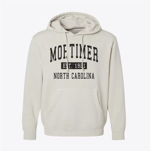 Mortimer North Carolina Classic Established Pigment-Dyed Hoodie