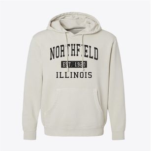Northfield Illinois Classic Established Pigment-Dyed Hoodie