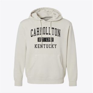 Carrollton Kentucky Classic Established Pigment-Dyed Hoodie