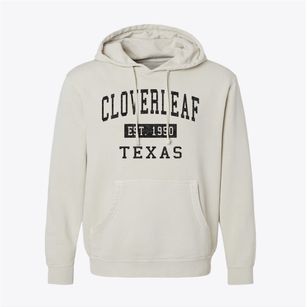 Cloverleaf Texas Classic Established Pigment-Dyed Hoodie