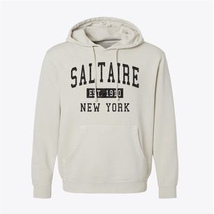 Saltaire New York Classic Established Pigment-Dyed Hoodie