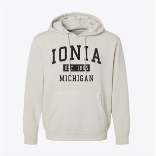 Ionia Michigan Classic Established Pigment-Dyed Hoodie