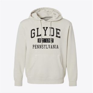 Glyde Pennsylvania Classic Established Pigment-Dyed Hoodie