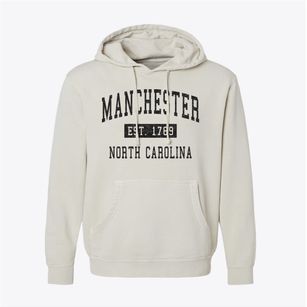 Manchester North Carolina Classic Established Pigment-Dyed Hoodie