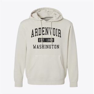 Ardenvoir Washington Classic Established Pigment-Dyed Hoodie