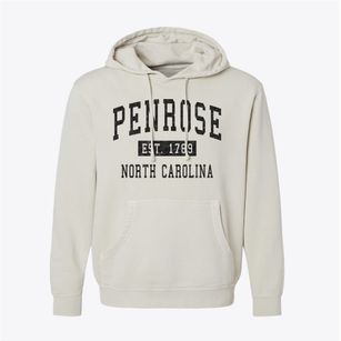 Penrose North Carolina Classic Established Pigment-Dyed Hoodie