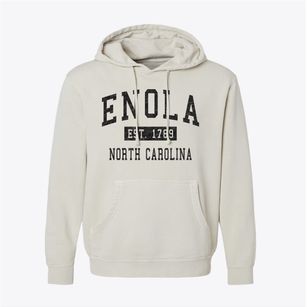 Enola North Carolina Classic Established Pigment-Dyed Hoodie