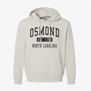 Osmond North Carolina Classic Established Pigment-Dyed Hoodie