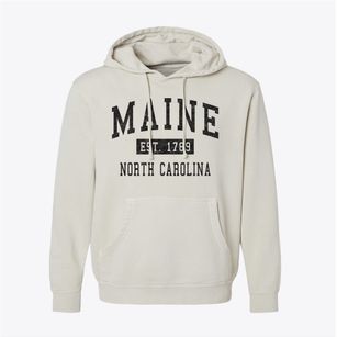 Maine North Carolina Classic Established Pigment-Dyed Hoodie