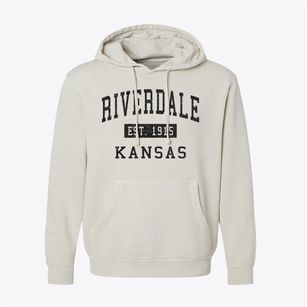 Riverdale Kansas Classic Established Pigment-Dyed Hoodie