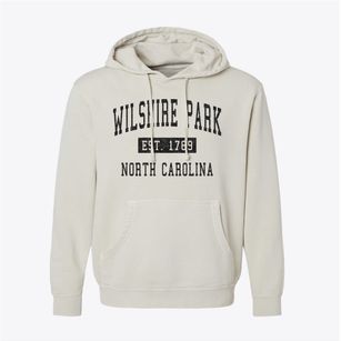 Wilshire Park North Carolina Classic Established Pigment-Dyed Hoodie