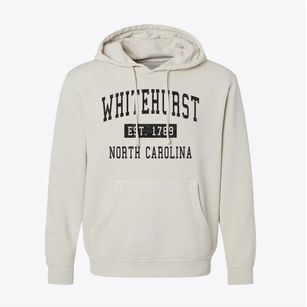 Whitehurst North Carolina Classic Established Pigment-Dyed Hoodie